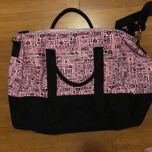 NEW Vs Victoria’s Secret large pink logo weekender tote